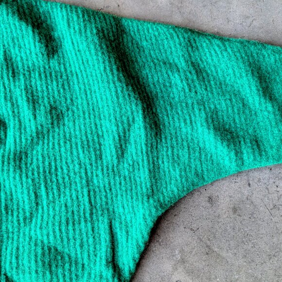 & Other Stories Green Oversized V-Neck Wool Blend Cardigan Sweater size XS NWT - Picture 5 of 8